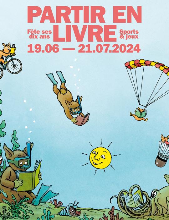Affiche Partir en Livre
