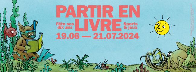 Affiche Partir en livre